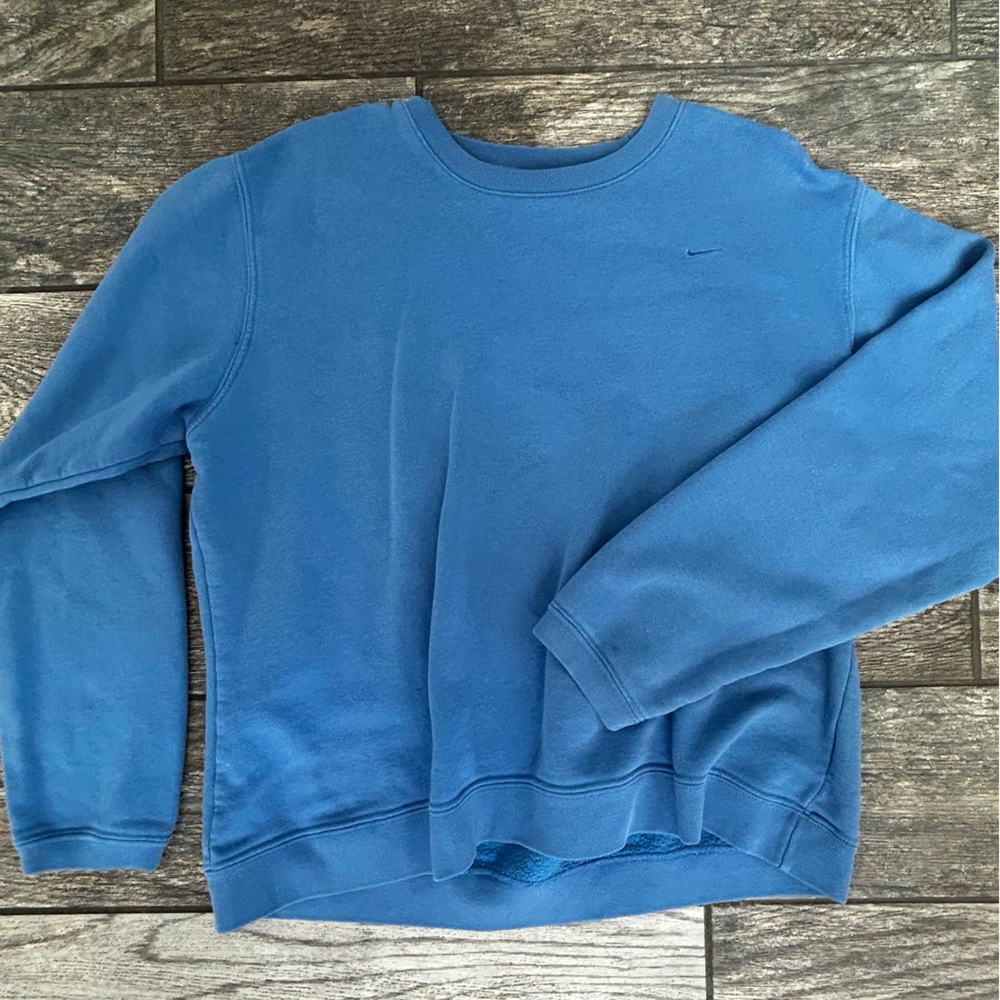 Blue Nike L Crewneck